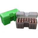MTM Case-Guard RF-22 Series Flip Top Rifle Ammo Box 22 Rounds Clear Smoke - MTM Case-gard
