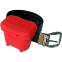 MTM Red Ammo Belt Pouch for 22LR to 9mm - Mtm