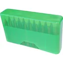 MTM J-20 Slip Top Ammo Box .17/.223/.222 Magnum Clear Green - MTM Case-gard
