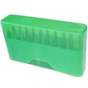 MTM J-20 Slip Top Ammo Box 7mm Rem -338 Win Clear Green - MTM Case-gard