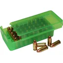 MTM Side Slide Handgun Ammo Box 45 ACP Clear Green - Mtm