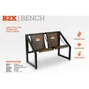 Millennium B2X 2-person Bench - Millennium