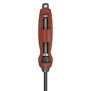 Tipton Deluxe 1-Piece Carbon Fiber Cleaning Rod .22-26 Cal 26" Red - Tipton