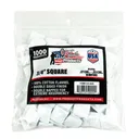 Pro-Shot 3/4" Square 100% Cotton Patches 1000/ct - Pro-Shot