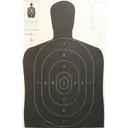Speedwell Official NRA Police Qualification Silhouette Police Silhouette - Black - 200/Pack - Speedwell
