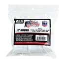 Pro-Shot 2" Round 100% Cotton Patches 250/ct - Pro-Shot