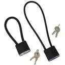Bulls Eye Peace Keeper 8" Gun Cable Lock - Fox-Labs
