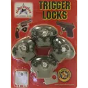 Bulls Eye Peace Keeper Plastic Keyed Trigger Lock - 4 Pack - Fox-Labs