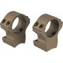 Talley Lightweight Alloy Scope Mount Combo Browning X-Bolt 1" High - Hell's Canyon Bronze - Talley