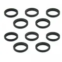 TacFire AR-10 Muzzle Brake Crush Black Washers - 10/ct - Tacfire