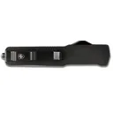 Templar Knives Premium Lightweight Slim Black Rubber Automatic Knife 3 1/4" Drop Point Blade Black - Templar-Knife