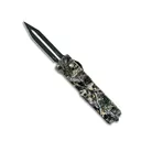 Templar Knife Premium Weighted Large Knife 3-1/2" D2 Dagger Blade Mossy Country DNA - Templar-Knife
