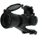 TacFire Red/Green Dot Sight 1x30 Dual Illum. Black with Cantilever Mount - TacFire