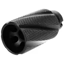 TacFire Knurled Linear Compensator Flash & Concussion Forwarder 7.62x39 14x1 LH Black - Tacfire