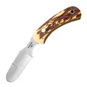 Bear & Son Stag Delrin Ergonomic Skinner Knife 6-1/2" Blade Stag - Bear-Son