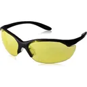 Howard Leight UVEX Vapor II Shooting Glasses Anti-Fog Black with Amber Lens - Howard-Leight