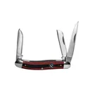 ABKT Cattleman Stockman Cowhand Series Knife 3 Blades Red - Abkt