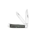 ABKT Cattleman Trapper Cowhand Knife 2 Blades Green - Abkt