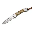 ABKT Cattleman Lockback Sagebrush Folding Knife 3" Drop Point Blade Zebra Wood - Abkt