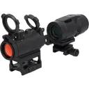 Sig Sauer Romeo MSR Gen II 2 MOA Red Dot Sight Juliet3-Micro 3x22mm Magnifier Combo - Sig Sauer