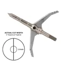 Dead Ringer Just Nasty 2.0 Broadhead Carbon Steel 100/125 Grain 2.0 Cut - Dead-Ringer