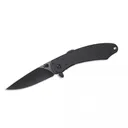 ABKT Elite Ember Folding Knife 2-3/4" Drop Point Blade Black - Abkt