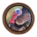 The Grind Bark'n Betty Glass Turkey Pot Call with Hickory Striker - The-Grind