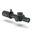 Swampfox Tomahawk II Rifle Scope 1-6x24 30mm SFP BFO Green Illum. Black - Swampfox Optics