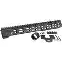 Midwest Industries Combat Rail One Piece Free Float Handguard 15" M-LOK Black - Midwest