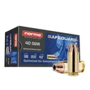 Norma Safeguard Handgun Ammunition .40 S&W 180gr JHP 1015 fps 50/ct - Norma