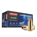 Norma Safeguard Handgun Ammunition .40 S&W 165gr JHP 1134 fps 50/ct - Norma Ammo
