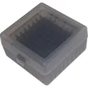 MTM Flip-Top Ammo Box 100 Rounds 223/204 Ruger/6x47 Clear Smoke - Mtm