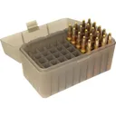 MTM Flip-Top Ammo Box 243/308 Win/220 Swift 50 Rounds Clear Smoke - MTM Case-gard