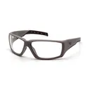 Pyramex Overwatch Shooting Glasses Grey with Clear Lens Anti Fog - Pyramex-Safety