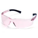 Pyramex Clear Mini Ztek Safety Glasses Pink with DP1000 32dB Earplugs - Pyramex-Safety