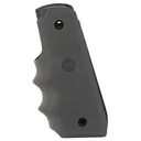 Hogue Overmolded Rubber Grip with Finger Grooves for Ruger 22/45 MKIV Slate Grey - Hogue