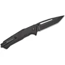 Smith & Wesson Extreme Ops Folding Knife 3-1/2" Tanto Blade Black with Glass Breaker Box - Smith-Wesson
