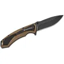Smith & Wesson Extreme Ops Spring Assist Folding Knife 3-1/4" Drop Point Blade Black Tan Box - Smith and Wesson