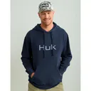 Huk Huk'd Up Logo Long Sleeve Hoodie Naval Academy 2XL - Huk