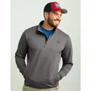 Huk Coldfront & Performance 1/4 Zip Long Sleeve Shirt Volcanic Ash Heather 2XL - Huk