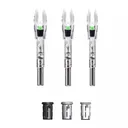 Nockturnal Shift Universal Green Lighted Nocks 3/pk - Nockturnal