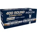 Fiocchi Target & Training Combo Pack Ammunition 5.7x28mm 40gr FMJ 1700fps 150/ct(2) & 62gr FMJ 1050fps 50/ct(2) (400/ct Total) - Fiocchi