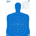 Allen EZ Aim B27 Pro Silhouette Paper Target Blue 23" x 35" 50/ct - Allen