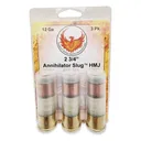 Phoenix Rising Annihilator Slug Shotshell 12ga 2-3/4" 485gr Slug 1540 fps 3/ct - Phoenix-Rising