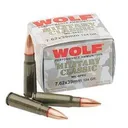 Wolf Military Classic Rifle Ammunition 7.62x39 124 gr FMJ 2330 fps 20/ct - Wolf