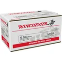 Winchester USA Lake City M193 Rifle Ammunition 5.56X45 NATO 55 gr. FMJ 3240 fps 100/ct - Winchester