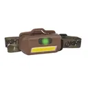 Nightstick Multi-Flood USB Headlamp with Brim Clip & Black Strap LiPo FDE - Nightstick