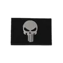 SME Punisher Patch with Adhesive - Black - Sme