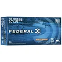 Federal Power-Shok Rifle Ammunition .22-250 Rem 55 gr SP 3050 fps - 20/ct - Federal