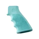 Hogue AR-15/M-16 Rubber Grip with Finger Grooves Aqua - Hogue